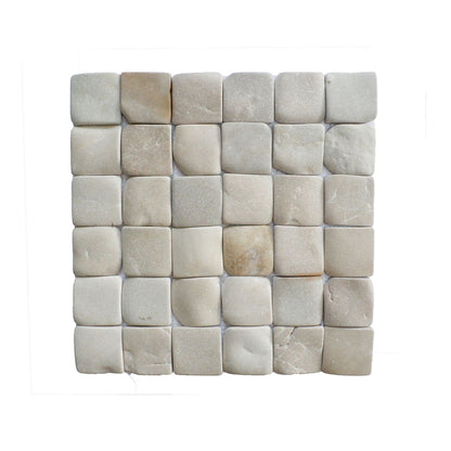 Molar 5 Tan Natural Stone Mosaic Wall & Floor Tile