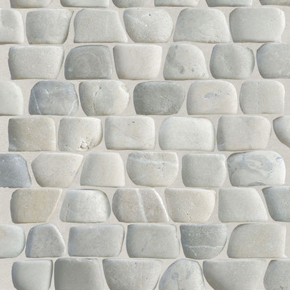 Strip Grey Natural Stone Mosaic Wall & Floor Tile