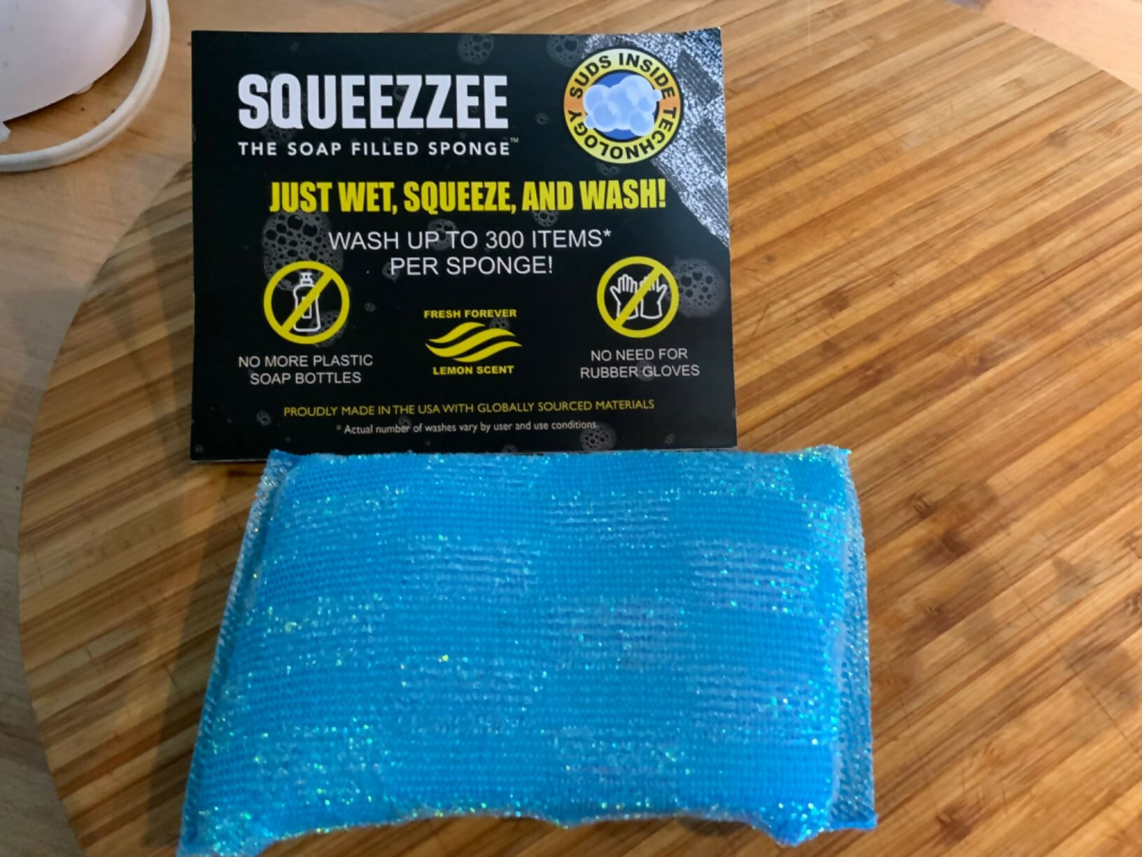 Squeezzee Blue with tag