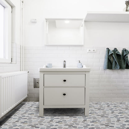 Cloud Sliced Pebble Mosaic Wall & Floor Tile