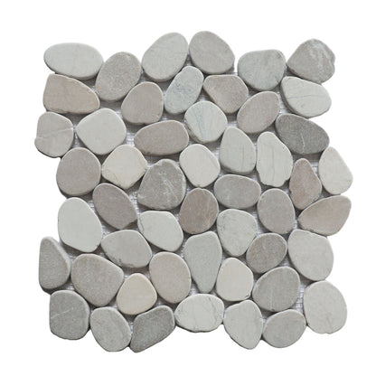Capucino Sliced Pebble Mosaic Wall & Floor Tile ( $10.93/sq.ft)