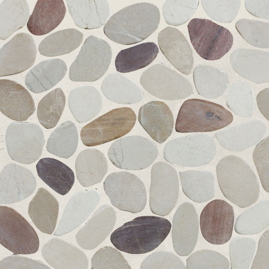 Cherry Sliced Pebble Mosaic Wall & Floor Tile ( $12.52/sq.ft)