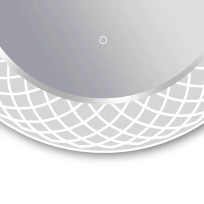 Liza Round LED Lighted Mirror with Dimmer & Defogger - Available in 2 Sizes