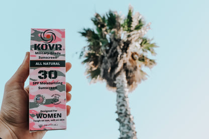 KOVR All Natural Military-Grade Sunscreen for Women