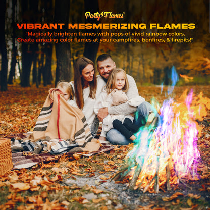 Fire Color Changing Packets Fire Pit (50 Pack) - Perfect For Any Campfire, Bonfire, Fire Pits & Outdoor Fireplaces