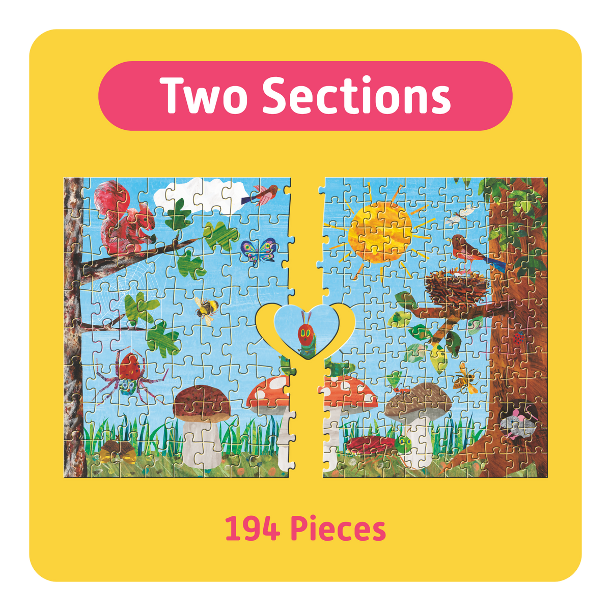 TEAMPUZZLE FOR FAMILIES: Sesame Street – 194-Piece Child & Adult Jigsaw Puzzle – Large & Small Puzzle Pieces – Ages 4+