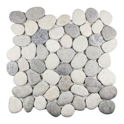 Misty Pebble Natural Stone Mosaic Wall & Floor Tile