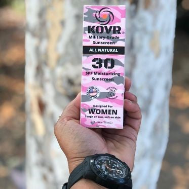 KOVR All Natural Military-Grade Sunscreen for Women