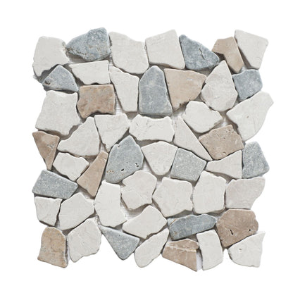 Sea Sand Random Mosaic Wall & Floor Tile