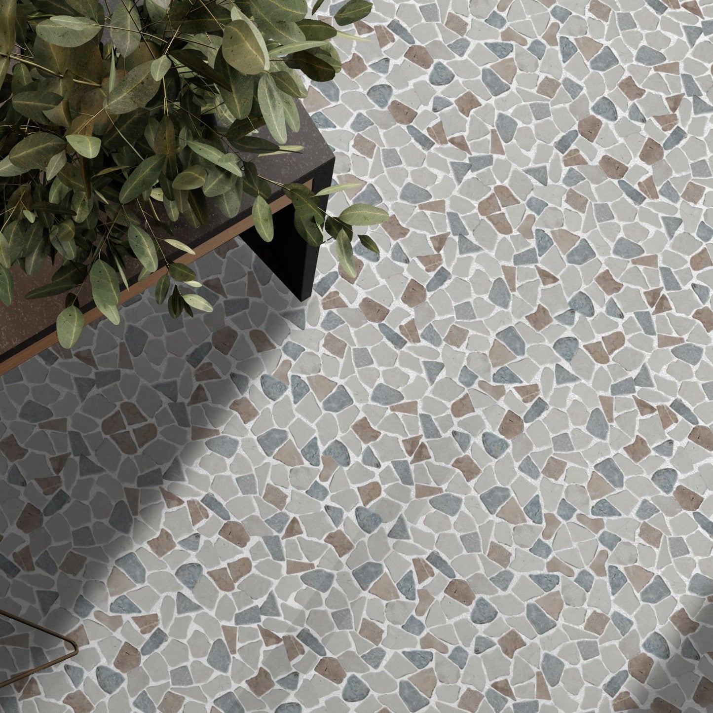 Sea Sand Random Mosaic Wall & Floor Tile