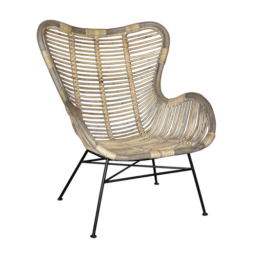 Maui Wing Chair gray, pair