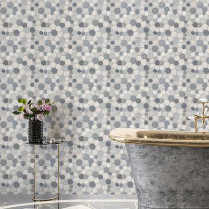 Bali Mix Round Mosaic Wall & Floor Tile