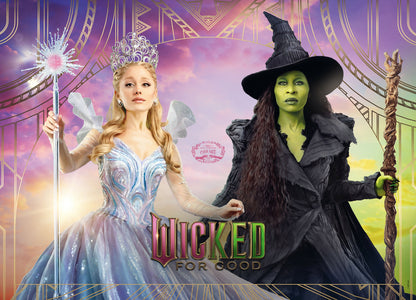 TEAMPUZZLE FOR TWO: Wicked: For Good – 1,000-Piece Couple's Jigsaw Puzzle – Includes Scan & Explore – Ages 12+