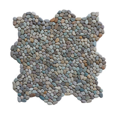 Mini Green Pebble Natural Stone Mosaic Wall & Floor Tile
