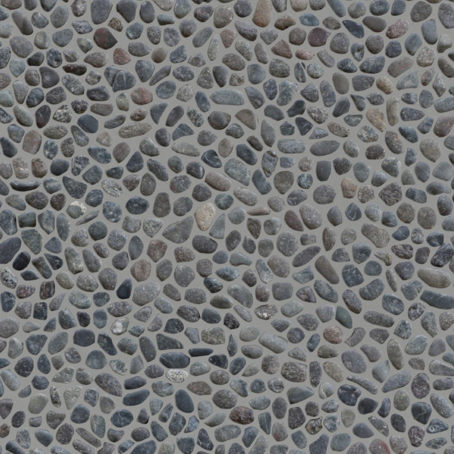 Mini Black Pebble Natural Stone Mosaic Wall & Floor Tile