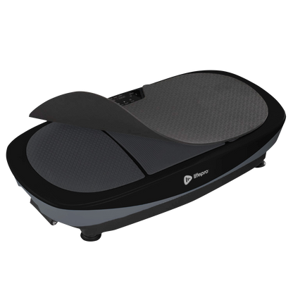 LifePro Rumblex Max 4D Vibration Plate Exercise Machine with Loop Resistance Bands - Full Body Workout Equipment for Home Fitness, Shaping, Training, Recovery, Weight Loss