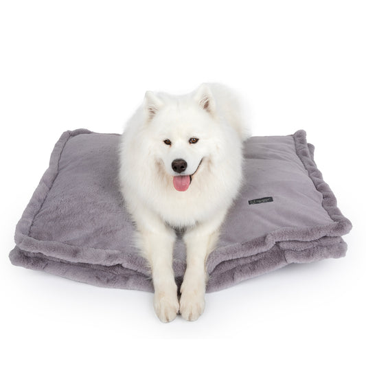 The NANDOG Super Cloud Large Pillow Bed in Pearl River Gray