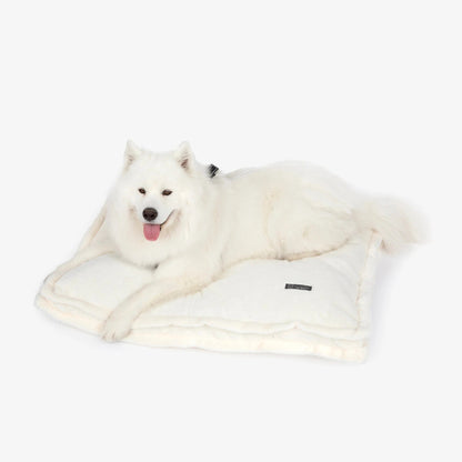 The NANDOG Super Cloud Large Pillow Bed in Pearl White