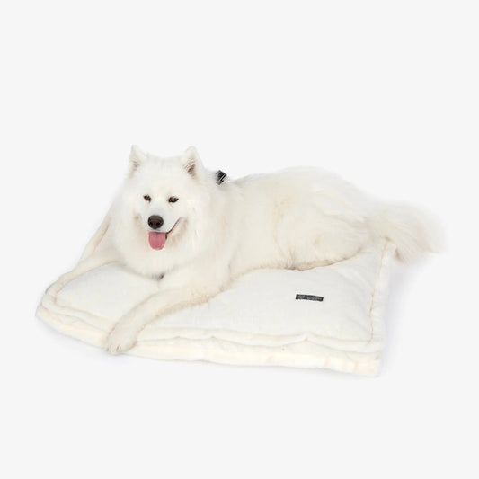 The NANDOG Super Cloud Large Pillow Bed in Pearl White