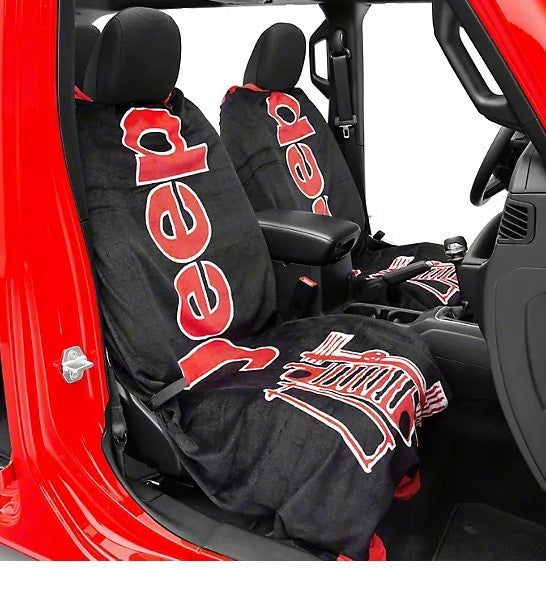 Seat Armour Part Compatible with Jeep - Towel2Go Seat Cover  Blue - 100 % Cotton terry velour