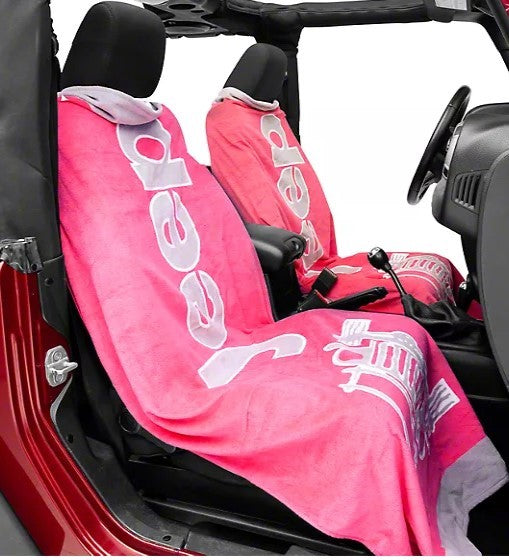 Seat Armour Part Compatible with Jeep - Towel2Go Seat Cover  Blue - 100 % Cotton terry velour