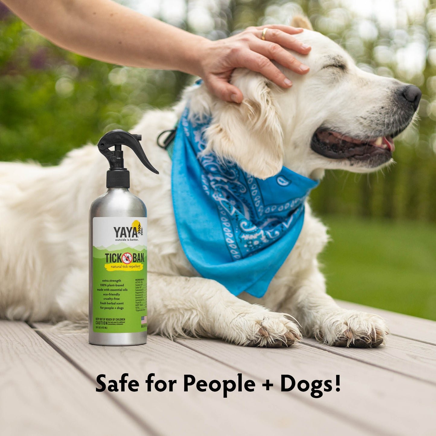 Natural Tick Ban Repellent Spray 4 oz and 16 oz