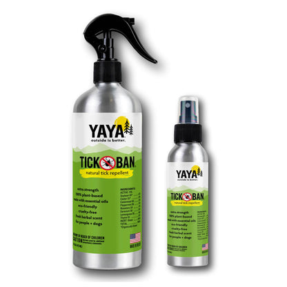 Natural Tick Ban Repellent Spray 4 oz and 16 oz