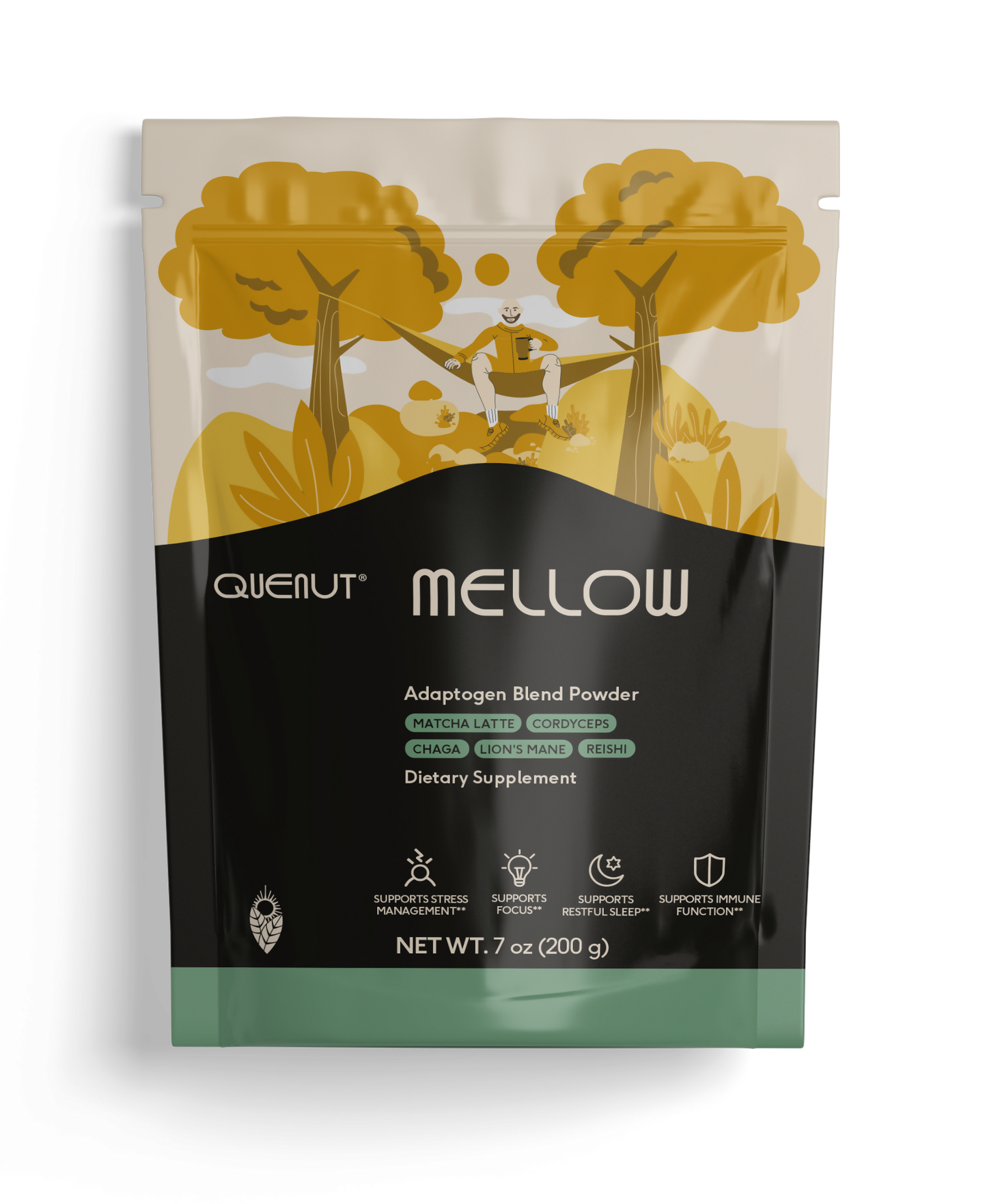 Mellow Adaptogen Blend Matcha Latte