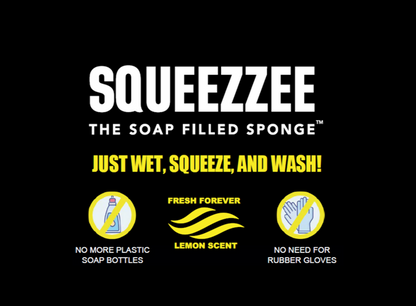 SQUEEZZEE The Soap Filled Sponge™ 3-Pack