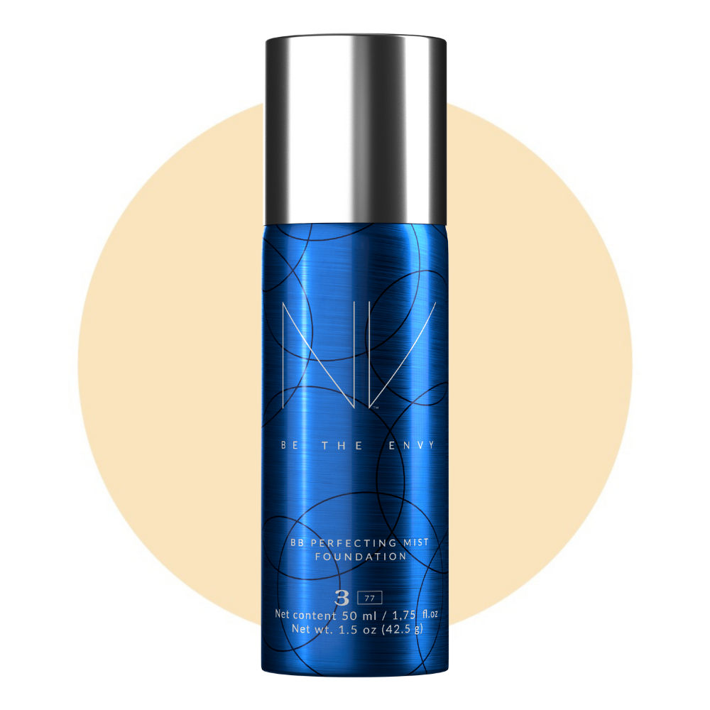 NV Perfecting Mist FOUNDATION Buildable Coverage Professional Airbrush Makeup with Plant-based Stem cell Polypeptides
