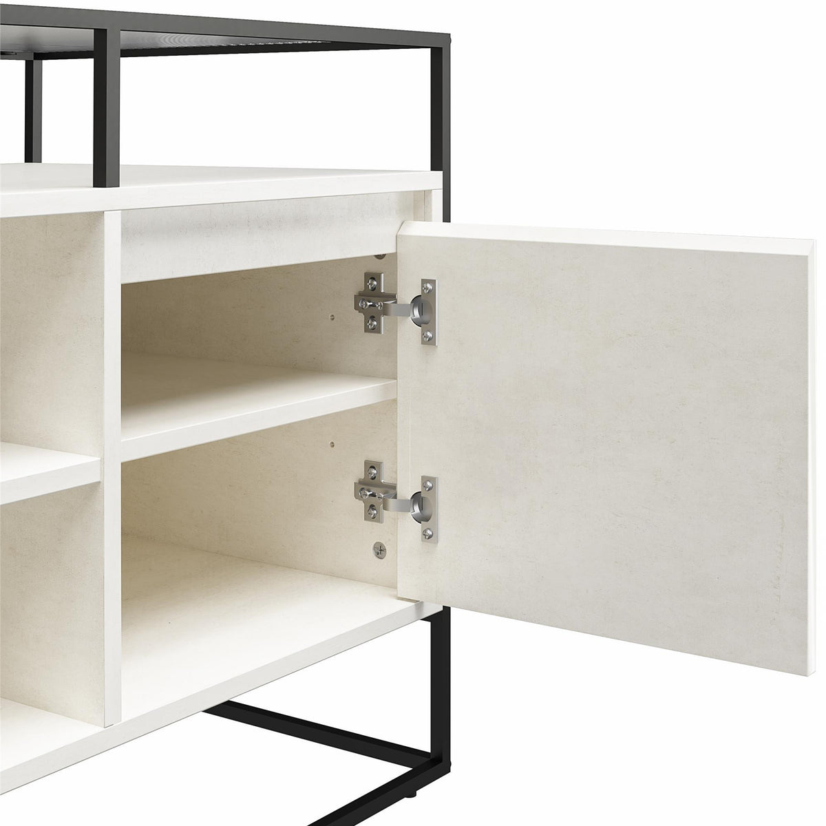 Camley - Media Console TV Stand - White