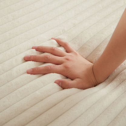 Minimalist 3 Seater Sofa With Curved Lines And Gently Sloped Backrest