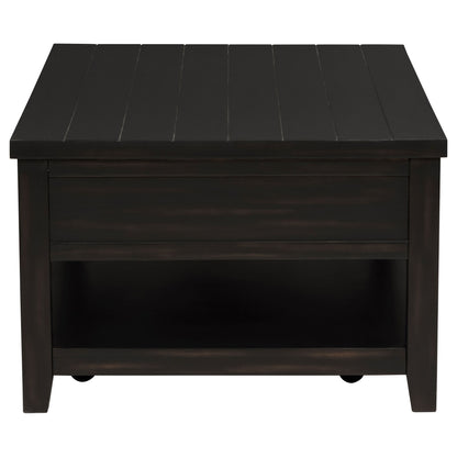 Sutter - 2 Piece Coffee And End Table Set - Dark Brown