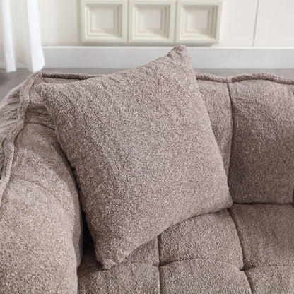 Cozy Beanbag Chair With High Resilience Foam Core For 2