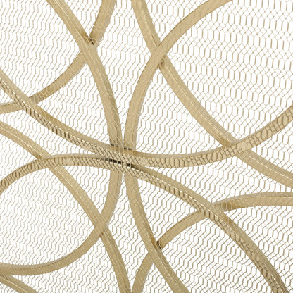 Thayer - Single Panel Iron Fireplace Screen With Geometric Design