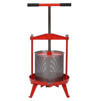 Manual Fruit Wine Press And Crusher For Kitchen, 100% Natural Juice Maker - Green