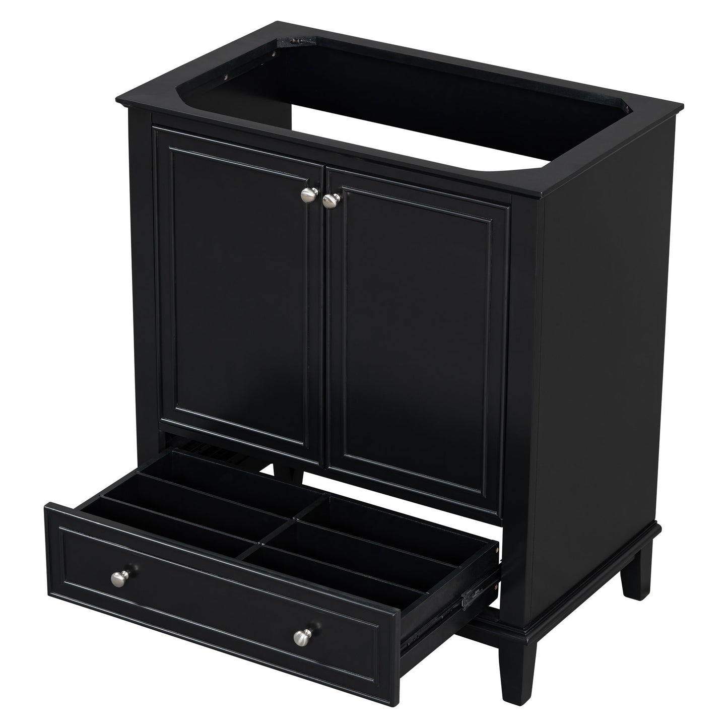 Modern Bathroom Vanity Base Only With Doors And Drawer