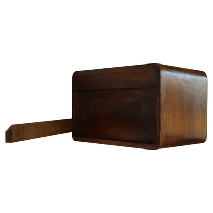 Curve Upper Slot Floating Nightstand