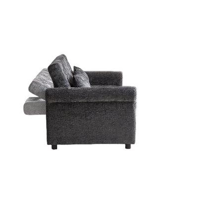 Loveseat Sofa Bed, Pull - Out Couch Sleeper & 2 Pillows