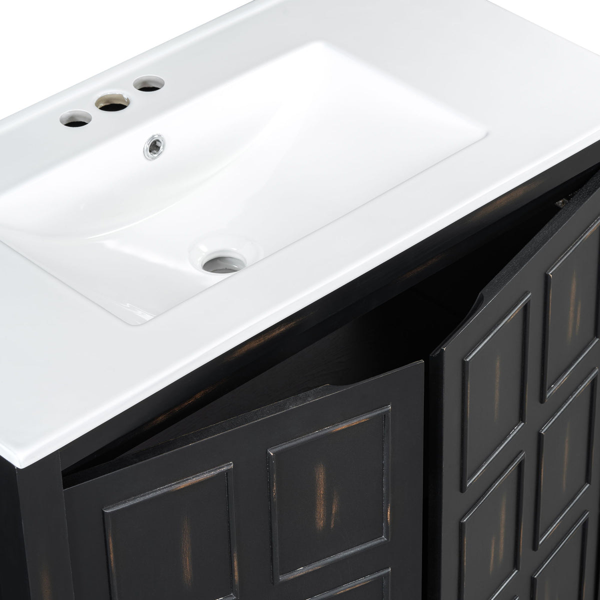 Bathroom Vanity Organizer With Sink, Combo Cabinet Set, Bathroom Storage Cabinet