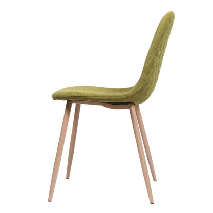 Elegant Dining Chair Set With Fabric
