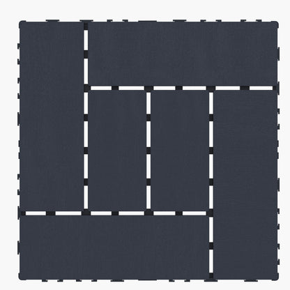 Patio Diy Module Interlocking Decking Tiles Floor, Outdoor And Indoor, Easy And Quick Installation