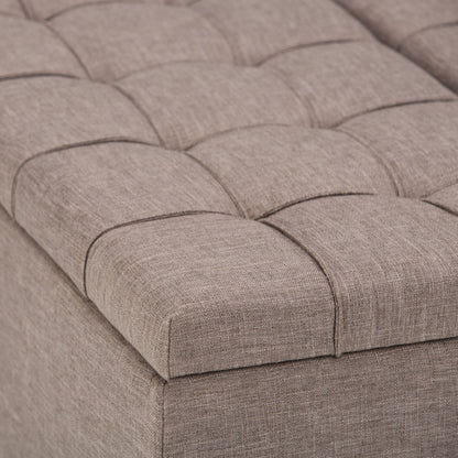 Harrison - Upholstered Coffee Table Storage Ottoman