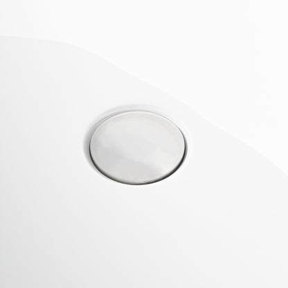 Freestanding Tub With Overflow And Pop Up Drain, Ergonomic Design
