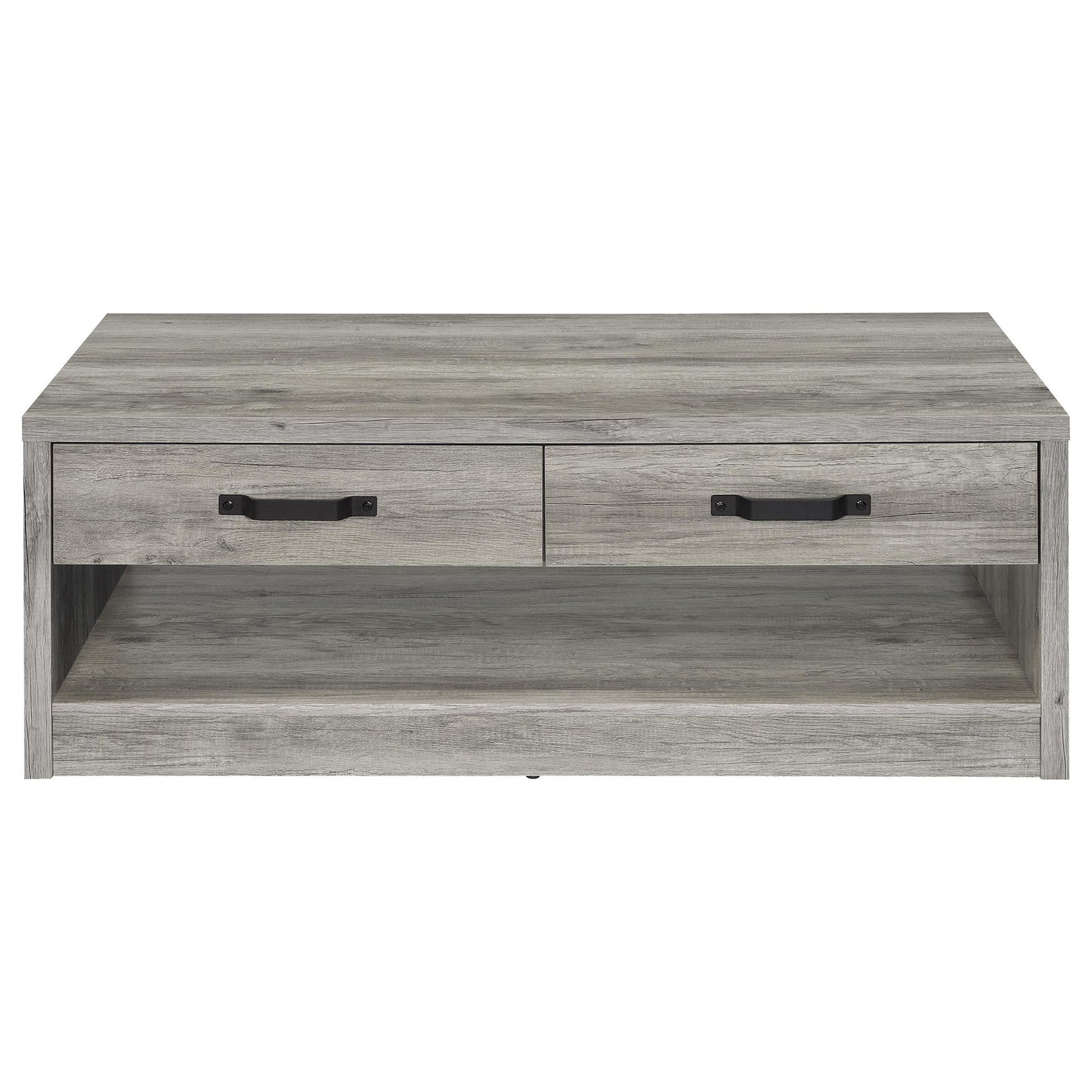 Nuberg - 2 Piece And End Table Set With Storage Drawers - Gray