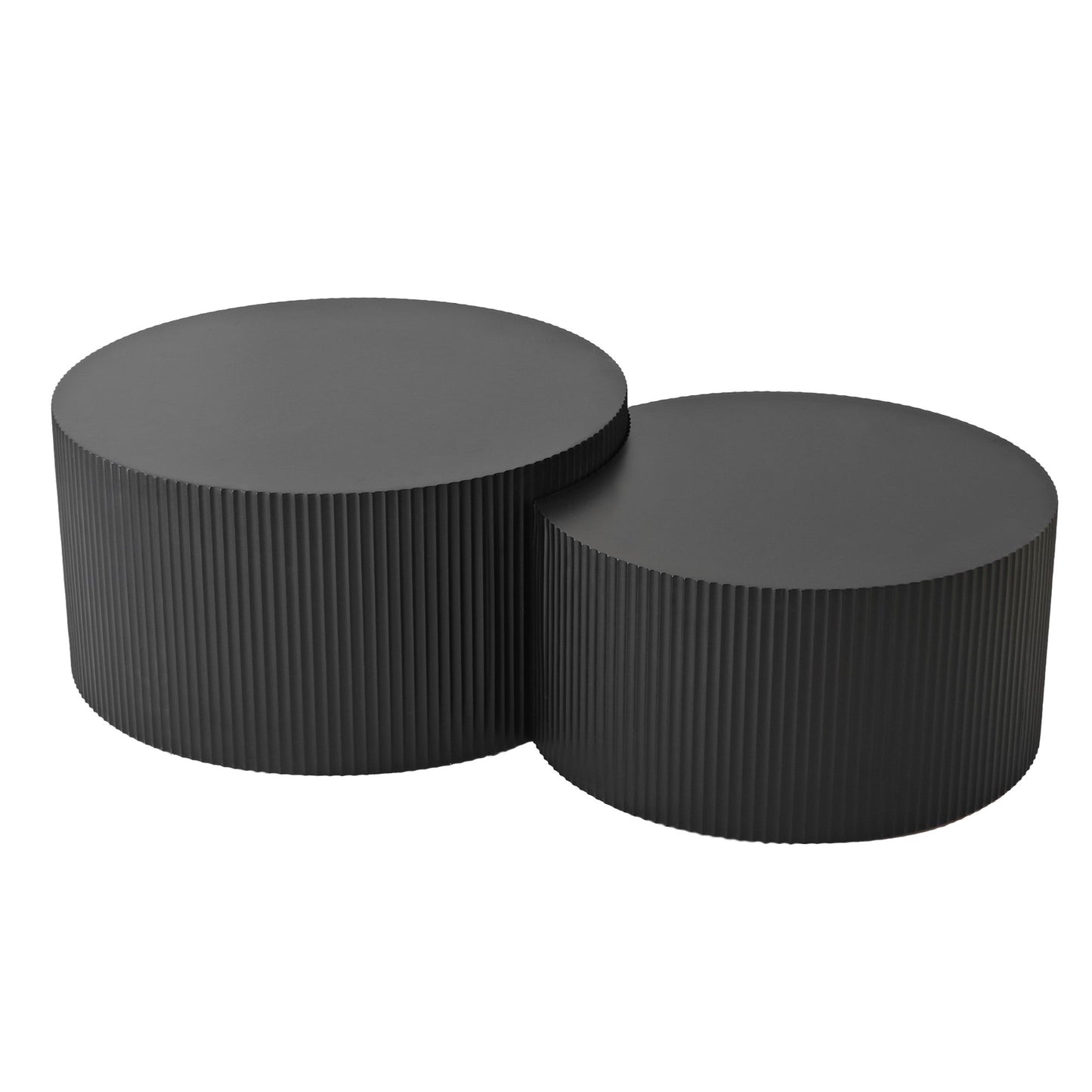Wave Stripe Nesting Coffee Table (Set of 2)