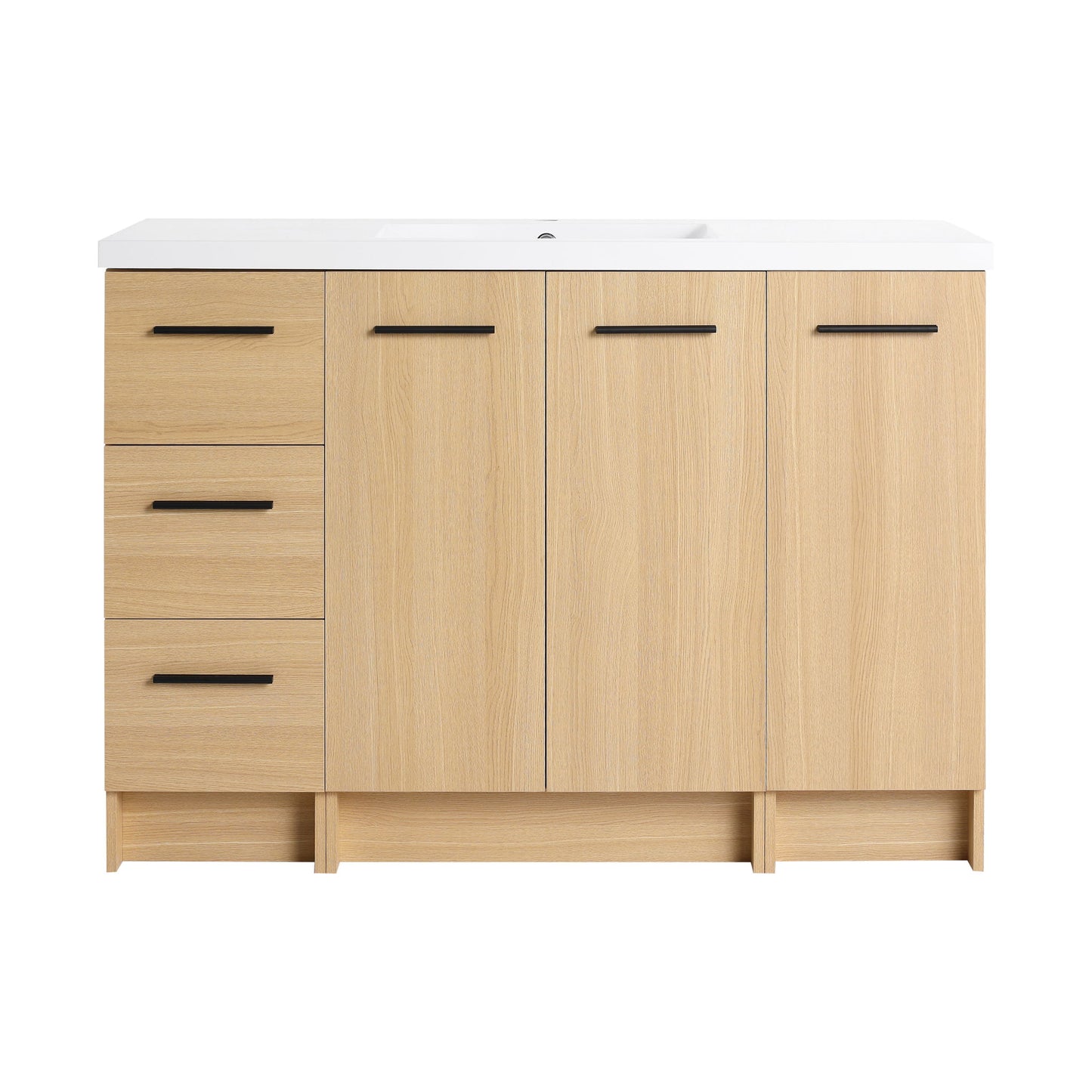 Floating Bathroom Vanity With Sink, Modular Cabinet