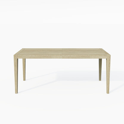 Adeline - Rectangular Dining Table With Leaves - Natural Wood Wash
