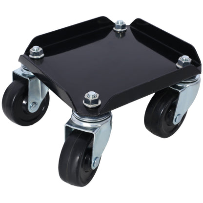 Heavy Duty Snowmobile Dolly With V Slide And Swivel Casters Steel, 1500Lbs Capacity