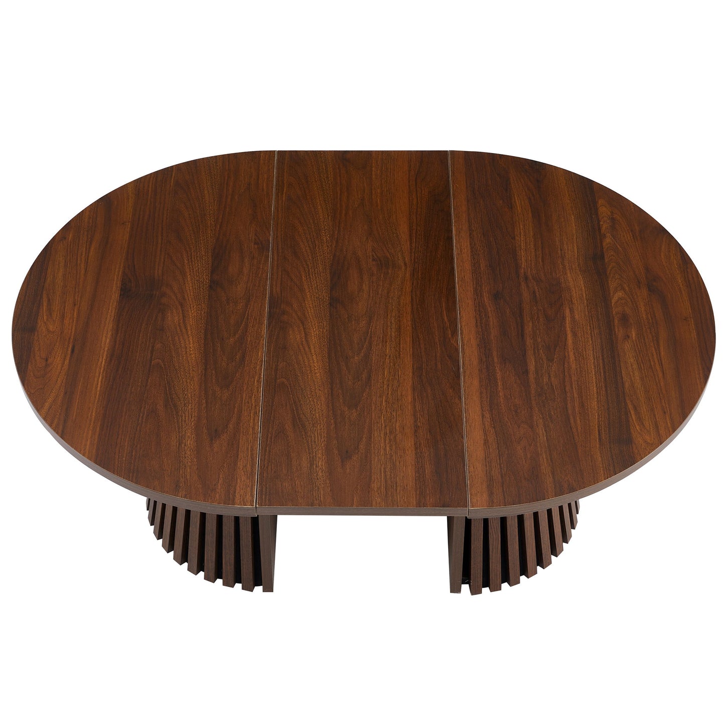 Oval Coffee Table For Living Room - Walnut